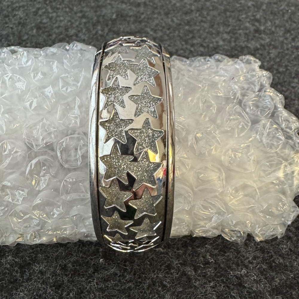 Source Unknown Silver Starry Bracelet - image 4